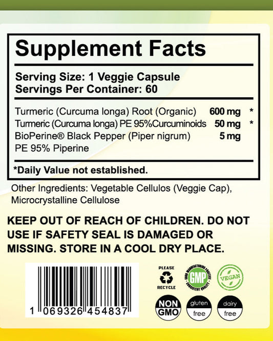 Premium Grade Turmeric Curcumin