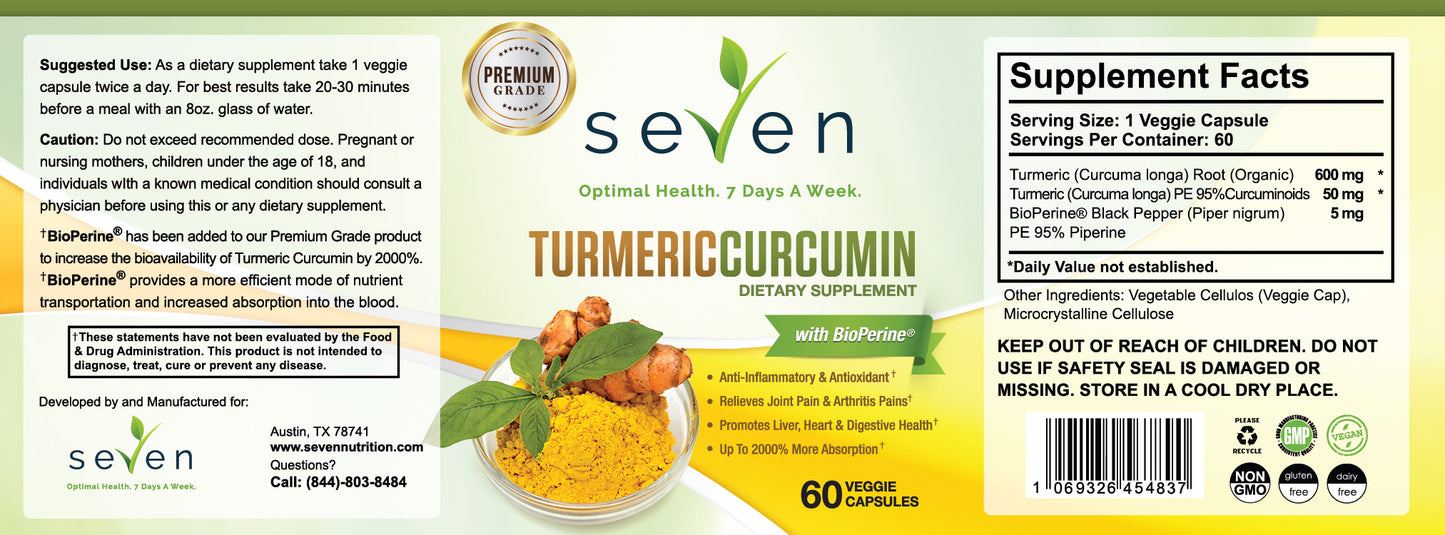 Premium Grade Turmeric Curcumin