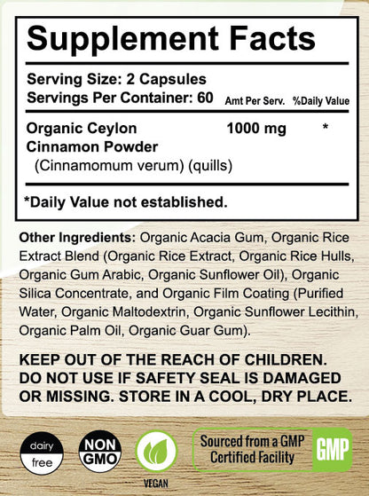 Organic Ceylon Cinnamon ULTRA