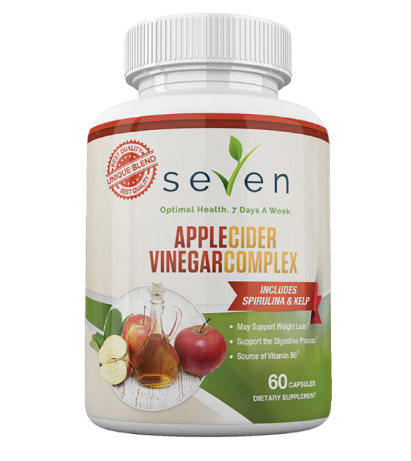 Premium Apple Cider Vinegar Pills with Spirulina & Kelp